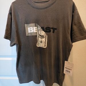 Charcoal Graphic Tee for Men